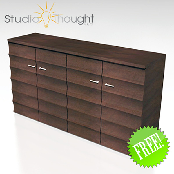free 3ds model avalon cabinet - Cabinet - FREE (Avalon) by StudioThought