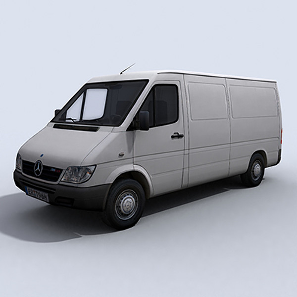 van 2 3d model - Van 2 by papillon