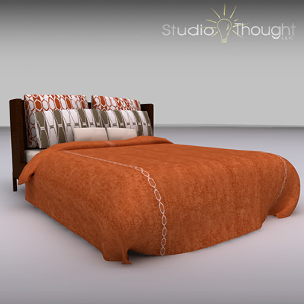 3ds bed hdr light rig - Bed within HDR light rig by StudioThought