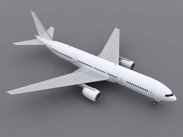 3dsmax - generic - 777-200 - Generic by foxxhound