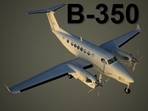 3d beechcraft b-350 - Beechcraft B-350 by Alexander Miller