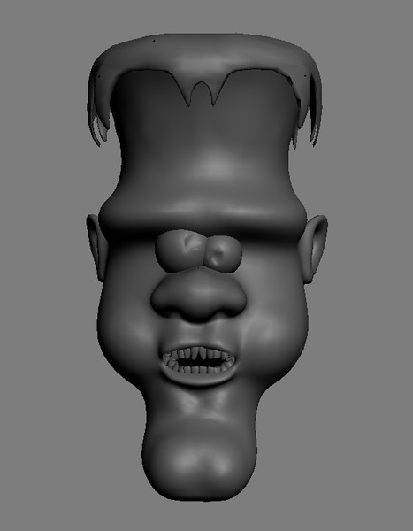 3d frankenstein model - frankenstein by dentonvanzan