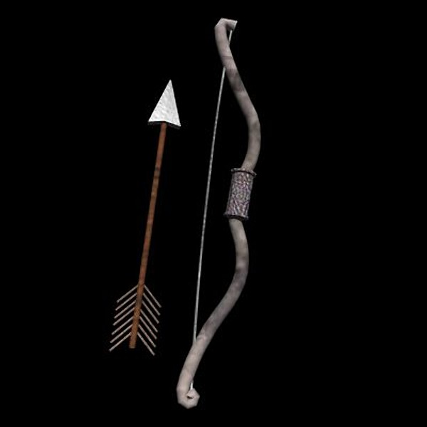 3d model of authentic bow - Medieval Bow 3 by Ed Scott