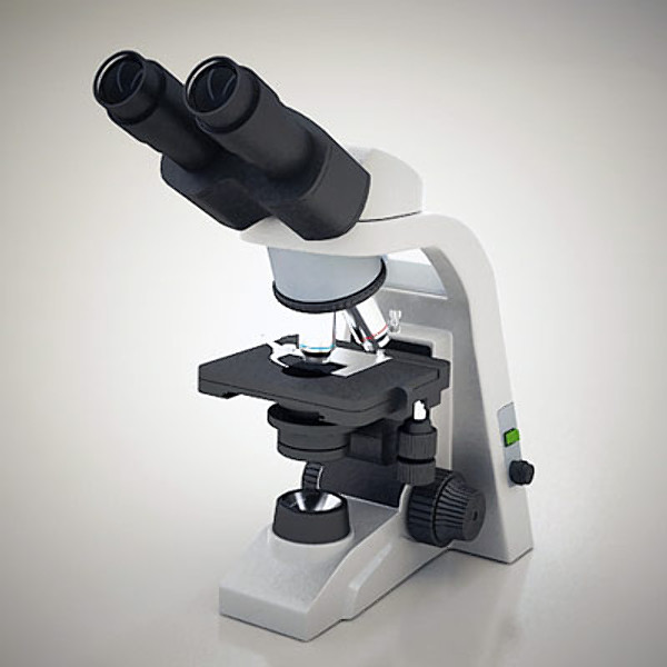 3d model biological microscope micro - Biological Microscope by QLEE