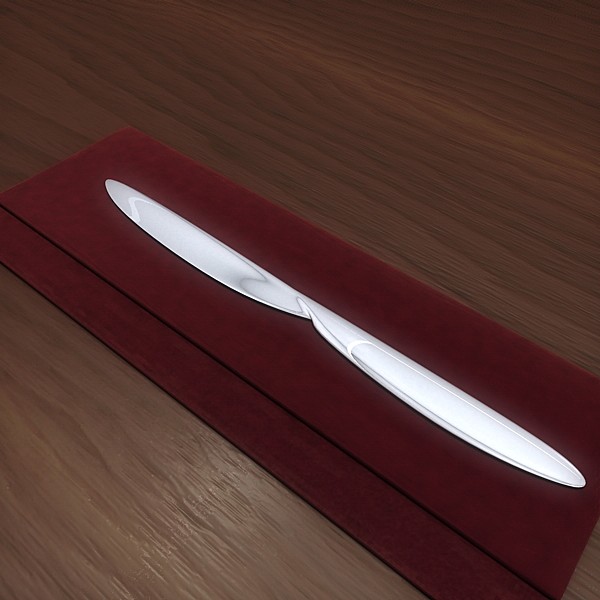 cinema4d silver knife - Silver Knife by desigm