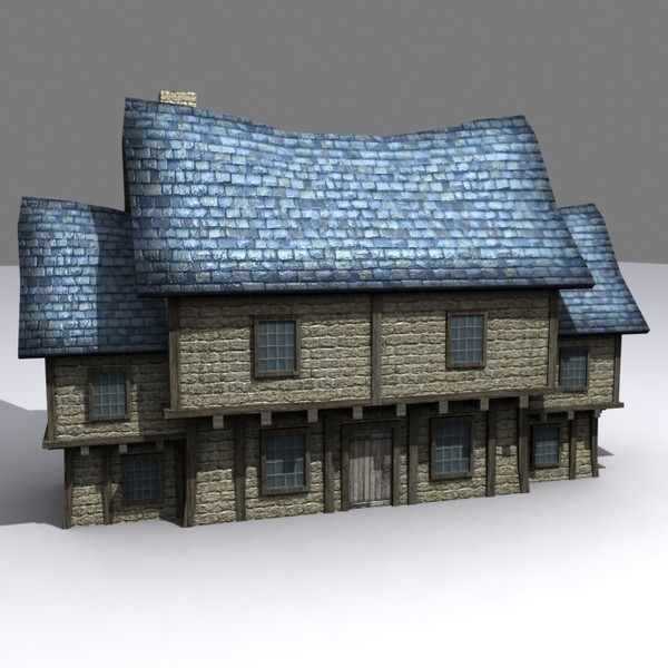 big medieval fantasy house max - Low Poly Big Medieval Fantasy House by Game Model Creations