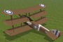 3d sopwith triplane fighter