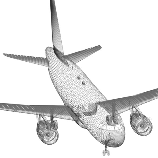 airbus a318 air france 3d model - Airbus A318 Air France... by PedroFaut