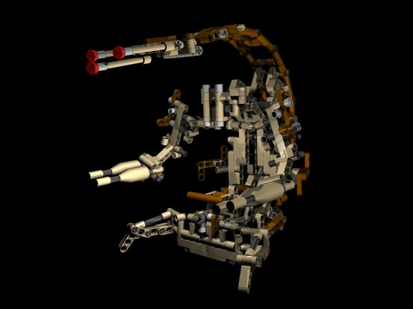 3d model destroyer droid lego - LEGO Destroyer Droid project.blend by FcGrreat