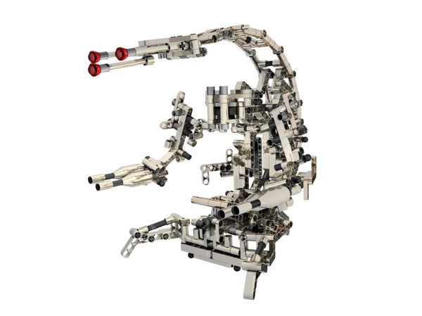 3d blend destroyer droid star wars - Destroyer Droid Star Wars Lego technic code 8002 by FcGrreat