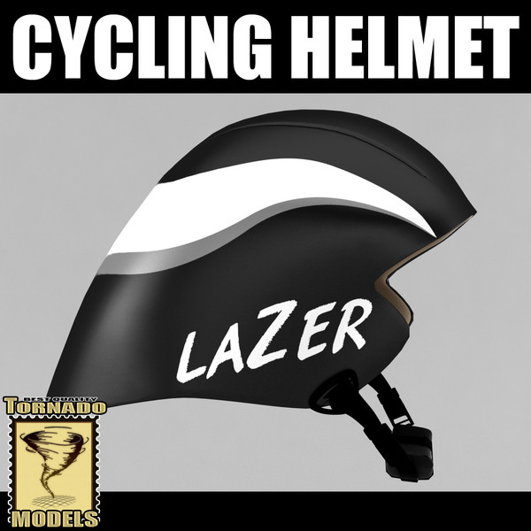 cycling helmet 3d 3ds - Cycling Helmet by Tornado Studio