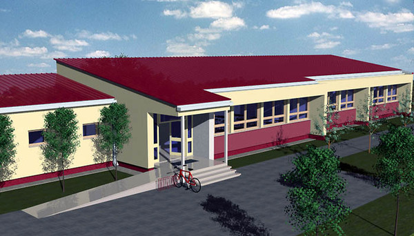 3ds max school building - School by mzubak