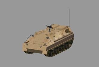 military vehicles type 3d model - Type 63 Armoured Personnel Carrier  Mod -2  by Xacta  3D models by Xacta