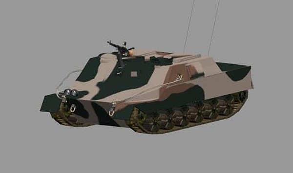 3ds max military vehicles type 1 - Type 77 Armoured Personnel Carrier  Mod 1 -  by Xacta  3D models by Xacta