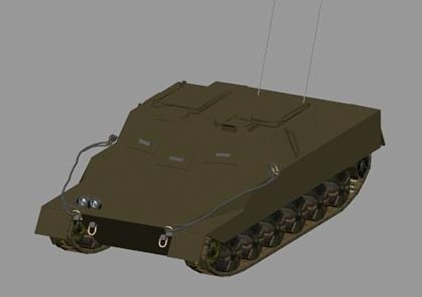 3d model military vehicles type - Type 77 Armoured Personnel Carrier  Mod 2 -  by Xacta  3D models by Xacta