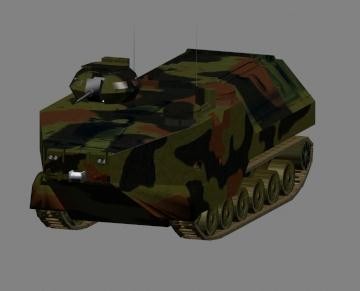 3ds military vehicles - LVTP-7 AMPHIBIOUS ASSAULT VEHICLE  Mod 1A -  by Xacta  3D models by Xacta