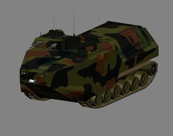 military vehicles 3d model - LVTP-7 AMPHIBIOUS ASSAULT VEHICLE  Mod 1B -  by Xacta  3D models by Xacta