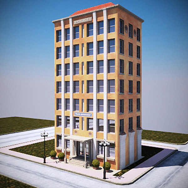 maya house police town - House 5 by Stubborn3D