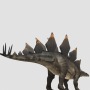 3d stegosaurus jurassic dinosaur model