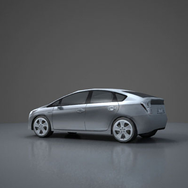 3d model toyota prius - Toyota Prius by arch9