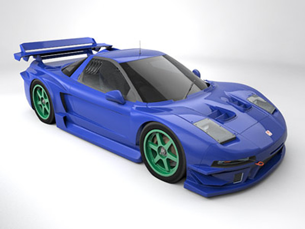 3ds honda nsx raybridge - Honda NSX Raybridge by brainspoon
