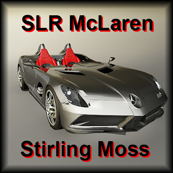 3d slr mclaren sport luxury - Super Cars... by 3d_addict