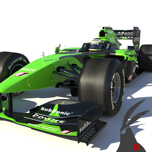 generic 2010 race car obj - F1 2010 generic racecar by braverabbit