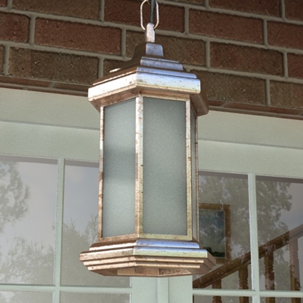 3d copper outdoor lamp - Outdoor Lamp by Peter Zk