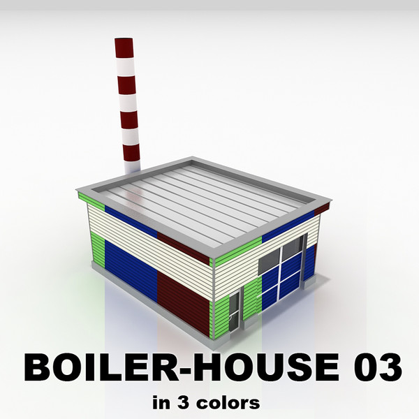 3d model boiler-house 03 - Boiler-house 03 by ralpatov
