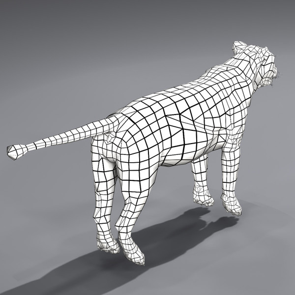 3ds max lion fur - Animated Lion... by NONECG