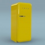 classic smeg fab28 fridge 3d obj