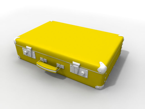 Yellow suitcase