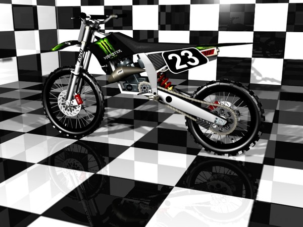mx dirt bike 3d model - motocross bike 1 by miker5150_1