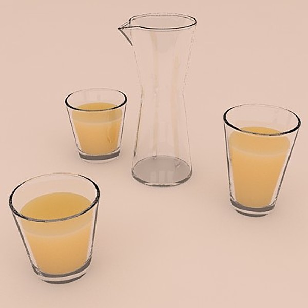 iittala kartio pitcher glassware 3d model - iittala Kartio Pitcher by zelosh