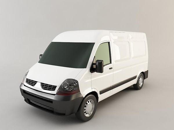 master van 3d model - Renault Master Van... by aldaris81