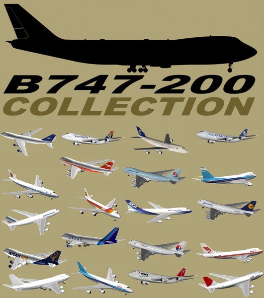 3d b 747-200 model - B 747-200 Collection by PedroFaut