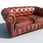 CHESTERFIELD LEATHER SOFA