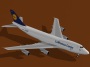 3d model b 747-200 f lufthansa