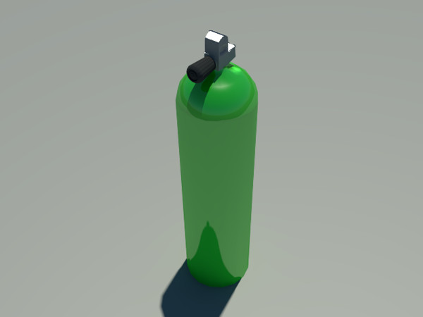 3d scuba tank model - tank.max by Animation Anchor Line