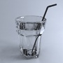 smoothie beer glass 3d model