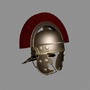 3d model roman centurion helmet