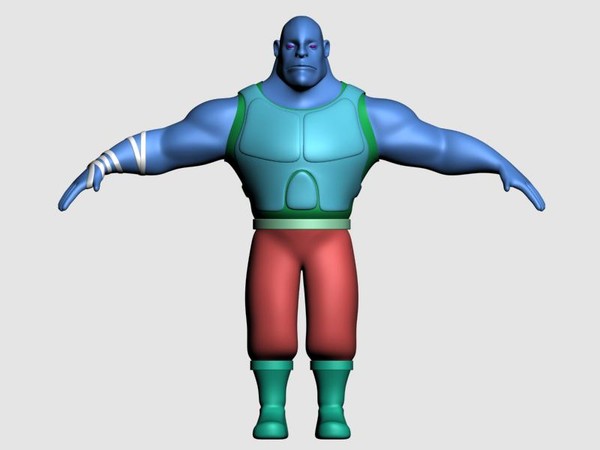 free max mode cartoon human - human_cartoon.max by gin3d