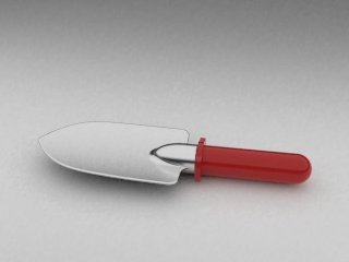 garden 3d model - garden shovel... by mimarburak2