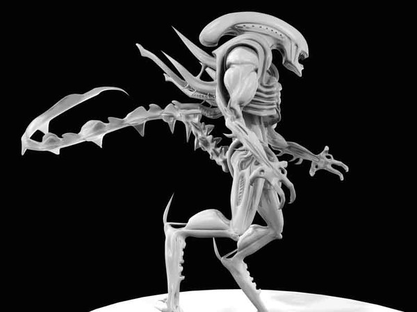 gigers alien 3d model - Xenomorph Alien Warrior... by Insect.Digital.Alchemy