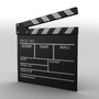 film clapper board 3d model