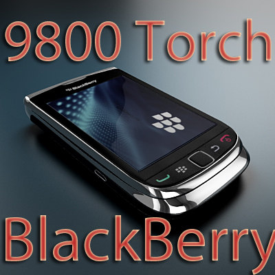 new blackberry 9800 torch 3d model - Blackberry 9800 Torch cell phone... by Leeift