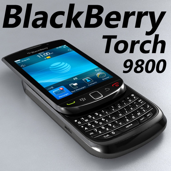 blackberry torch 9800 3d max - Blackberry Torch 9800 by sweiry_tv