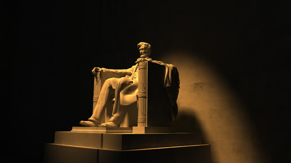 3d model memorial statue - Lincoln Memorial Statue by dandeentremont