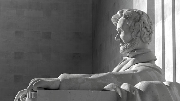 3d model memorial statue - Lincoln Memorial Statue by dandeentremont