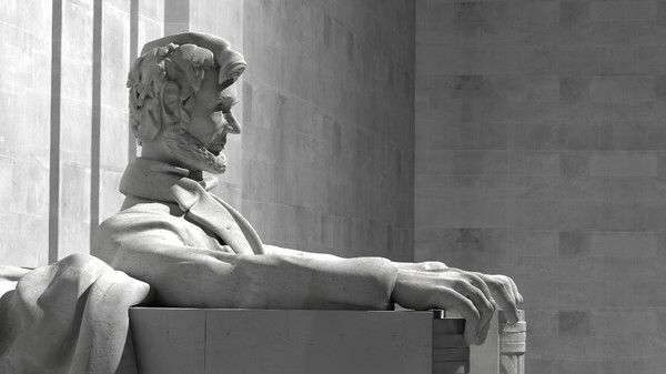 3d model memorial statue - Lincoln Memorial Statue by dandeentremont
